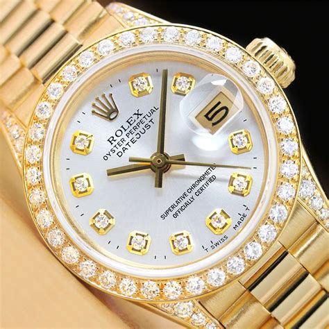 Rolex watches diamond bezel